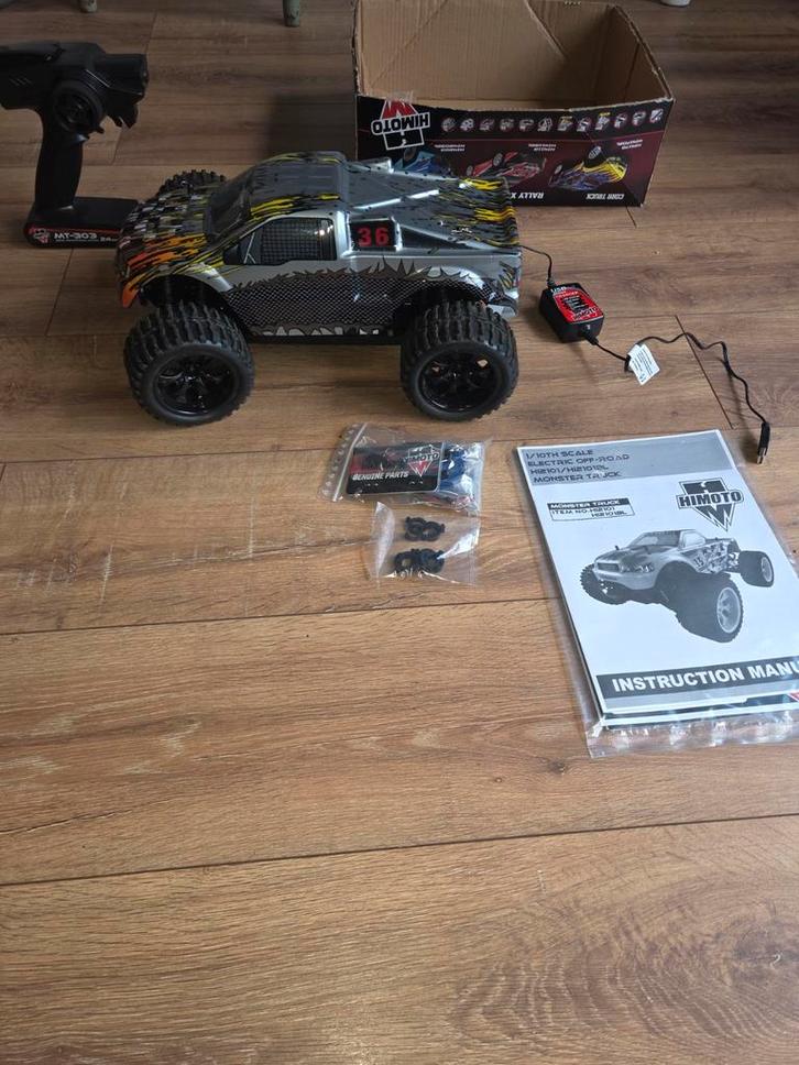 Himoto Rally X10 RC Auto, Hobby en Vrije tijd, Modelbouw | Radiografisch | Auto's, Zo goed als nieuw, Auto offroad, Elektro, Schaal 1:10