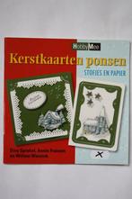 Kerstkaarten ponsen stofjes en papier, Verzenden, Nieuw, Overige onderwerpen, Diny sprakel, annie frans