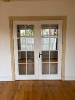 Binnendeuren wit, facetgeslepen ruitjes, Doe-het-zelf en Verbouw, Deuren en Horren, 80 tot 100 cm, 215 cm of meer, Glas, Binnendeur