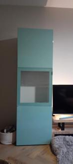 BESTA kast hoogglans groen, Huis en Inrichting, Kasten | Wandmeubels, Ophalen, Zo goed als nieuw, Minder dan 150 cm, 150 tot 200 cm