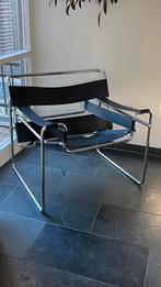 Marcel Breuer, vintage Wassily chair, made in italy, Huis en Inrichting, Stoelen, Ophalen, Gebruikt, Zwart, Vintage