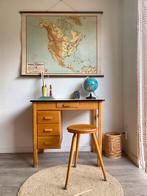 Vintage jaren ‘50 BRUYNZEEL  bureau Piet Zwart Dutch design, Huis en Inrichting, Bureaus, Ophalen, Gebruikt, Nvt, Bureau