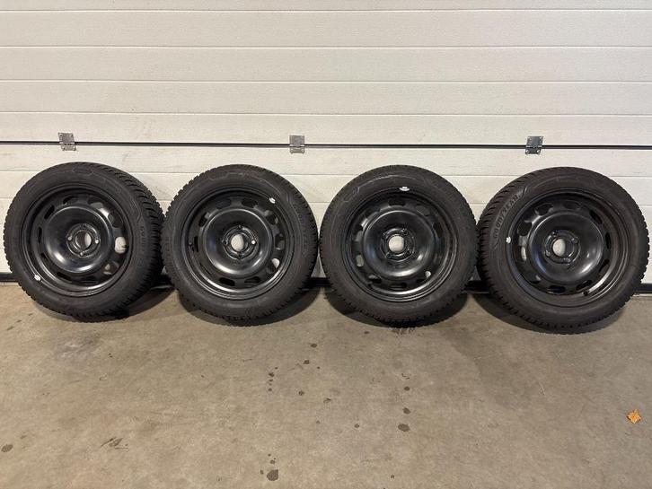16" goodyear winterbanden st 4 x 108 peugeot 208, corsa-f, e, Auto-onderdelen, Banden en Velgen, Band(en), Winterbanden, 16 inch