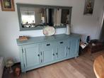 Dressoir met spiegel - Landelijke stijl, Huis en Inrichting, Kasten | Dressoirs, Ophalen, Gebruikt, 150 tot 200 cm, Landelijk