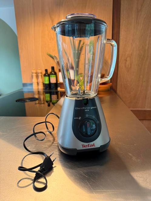 Tefal Blendforce Glass blender – 500 W, 1,25 L glazen kan, Witgoed en Apparatuur, Blenders, Zo goed als nieuw, Blender, Ophalen of Verzenden
