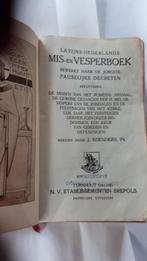 mis en vesperboek, Ophalen of Verzenden, Gebruikt, Boek, Christendom | Katholiek