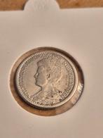 Zilveren 25 cent Wilhelmina 1910 - Mooie kwaliteit!, Verzenden, Zilver, 25 cent, Koningin Wilhelmina