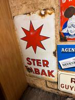 Oude Ster Tabak Emaille Reclamebord, Ophalen of Verzenden