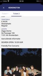 2 tickets te koop voor Kensington Ziggo Dome 05-12, Tickets en Kaartjes, Twee personen