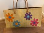 Gezellige leuke rieten tas, Ophalen of Verzenden, Gebruikt, Overige kleuren, Overige typen