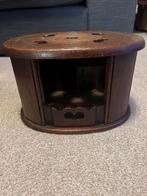 Antieke houten voetstoof, Ophalen of Verzenden