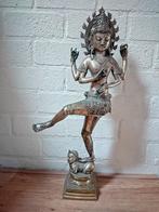 Bronzen beeld Shiva dansend op de dwerg van onwetendheid, Ophalen of Verzenden