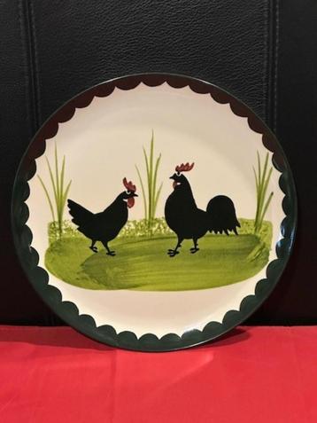 groot hapjes bord /serveerbord kip en haan servies kunststof beschikbaar voor biedingen