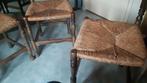 4 Eetkamerstoelen met rieten zitting, Huis en Inrichting, Stoelen, Ophalen of Verzenden, Zo goed als nieuw