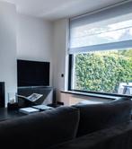 Witte linnen vouwgordijnen van Veneta, Ophalen, Zo goed als nieuw, Wit, 200 cm of meer