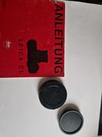 Leica CL manual + Leica M body cap and lens mount, Audio, Tv en Foto, Fotocamera's Analoog, Ophalen of Verzenden, Zo goed als nieuw