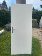 Opdekdeur met kozijn, Doe-het-zelf en Verbouw, Deuren en Horren, Ophalen, Gebruikt, 80 tot 100 cm, Binnendeur