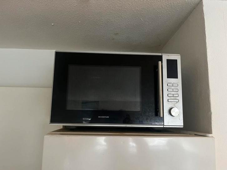 Inventum Combi Magnetron compleet, Witgoed en Apparatuur, Magnetrons, Zo goed als nieuw, Grill, Draaiplateau, Ophalen