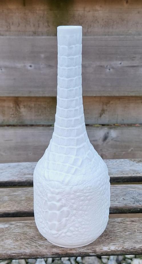 Prachtige biscuit porseleinen Kaiser solifleur vaas., Antiek en Kunst, Curiosa en Brocante, Ophalen of Verzenden