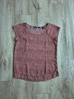 Mooie roze panterprint, luipaardprint top Maison Scotch, S., Onb, Scotch & Soda, Ophalen of Verzenden, Korte mouw