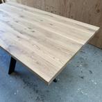 Rechthoekige eiken eettafel - SHOWMODEL 50% korting!, Trend Table, Nieuw, Vijf personen of meer, Nijverheidsweg 8a
