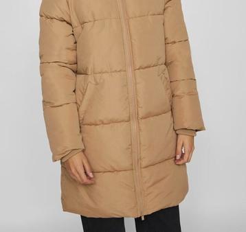 VILA lange gewatteerde  Winterjas met capuchon - 44 - Nieuw! beschikbaar voor biedingen