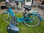 Leuke moederfiets met voorzitje, Fietsen en Brommers, Fietsen | Dames | Moederfietsen, Ophalen, Gebruikt, Overige merken