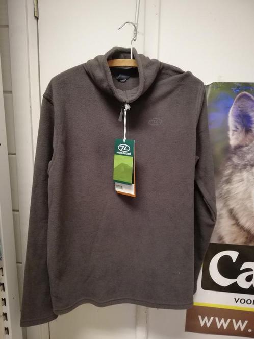 Fleece trui met rits higlander  ember grijs maat L/40, Watersport en Boten, Hengelsport | Algemeen, Nieuw, Kleding, Ophalen of Verzenden