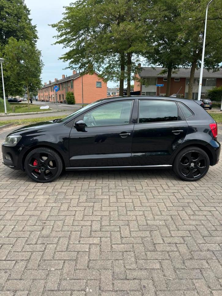 Volkswagen Polo GTI pakket 1.4 16V FSI 63kW – 2009 – Zwart, Auto's, Volkswagen, Particulier, Polo, Benzine, C, Hatchback, Handgeschakeld
