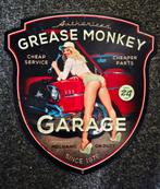 FIFTIES SIXTIES DECO BORD GREASE MONKEY GARAGE, Verzamelen, Merken en Reclamevoorwerpen, Ophalen, Nieuw, Reclamebord