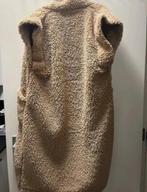 Teddy vest lang beige/ bruine kleur, Kleding | Dames, Truien en Vesten, Beige, Maat 42/44 (L), Pescara, Ophalen of Verzenden