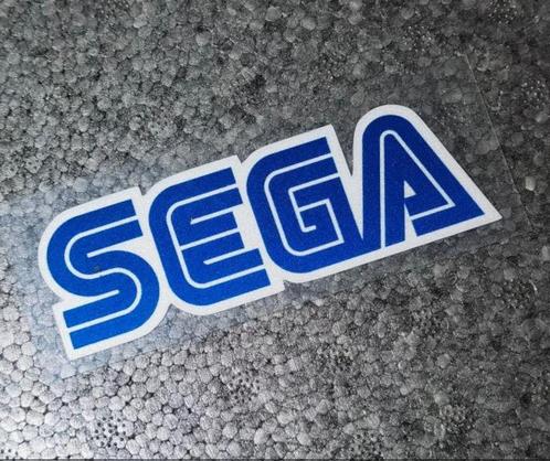 SEGA LOGO Retro Gaming Arcade Bartop vinyl sticker, Verzamelen, Stickers, Nieuw, Overige typen, Verzenden