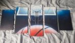 5 Luik basketbal op canvasdoek, Huis en Inrichting, Woonaccessoires | Schilderijen, Tekeningen en Foto's, Ophalen of Verzenden