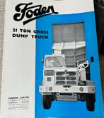 FODEN vrachtwagen folders, Boeken, Auto's | Folders en Tijdschriften, Verzenden, Overige merken