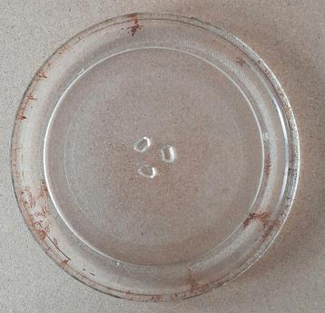 Glazen magnetron plaat 32 cm doorsnede  beschikbaar voor biedingen