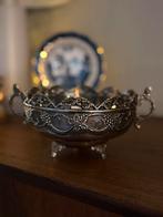 Antiek schaaltje Silver plated 19x8cm izgs, Antiek en Kunst, Ophalen of Verzenden