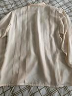 Zijden blouse, Kleding | Dames, Blouses en Tunieken, Ophalen of Verzenden, Nieuw, Maat 38/40 (M), Beige