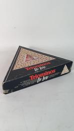 Triominos DeLuxe spel. Tri-Ominos. Zwarte doos. 8C9, Gebruikt, Ophalen of Verzenden
