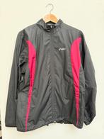Asics windjack – zwart met bordeaux accenten – maat XL, Kleding | Heren, Jassen | Zomer, Zwart, Maat 56/58 (XL), Ophalen of Verzenden