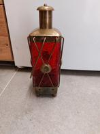 Muziek Drankfles rood met uurwerk van lador retro vintage, Verzamelen, Scheepvaart, Ophalen of Verzenden, Gebruikt, Motorboot of Zeilboot