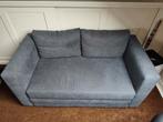 Slaap bank, grijs, Huis en Inrichting, Ophalen, Zo goed als nieuw, Tweepersoons, Minder dan 150 cm