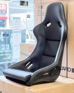 Recaro Pole Position leder carbon kuipstoel schaalstoel, Auto diversen, Tuning en Styling, Ophalen of Verzenden