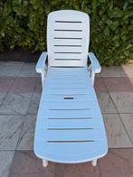 Kunststof vintage verstelbaar ligbed Flair Plaisir m. kussen, Ophalen, Zo goed als nieuw, Kunststof, Verstelbaar