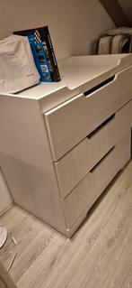 Witte Ladekast/Commode met 3 Lades, Huis en Inrichting, Ophalen, Gebruikt, Kunststof, 50 tot 100 cm