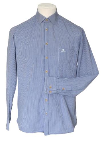 Sand Copenhagen overhemd, geruit, blauw/wit, Mt. 40 / M beschikbaar voor biedingen