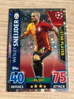 Topps Match Attax 2015-2016 Wesley Sneijder, Verzamelen, Ophalen of Verzenden, Nieuw, Buitenlandse clubs, Spelerskaart