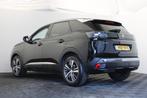 Peugeot 3008 1.2 PureTech Allure (bj 2022, automaat), Auto's, Peugeot, 1199 cc, Leder en Stof, Zwart, Bedrijf