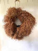 Vlas Krans - Natuurlijke Decoratie, Huis en Inrichting, Ophalen of Verzenden, Gebruikt