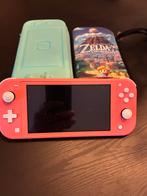 Nintendo Switch Lite Roze/Blauw + Games, Ophalen of Verzenden, Zonder controller, Switch Original, Gebruikt