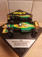 F1 benetton ford b192/b193 ricardo patrese 1992 / 1993, Hobby en Vrije tijd, Modelauto's | 1:43, Ophalen of Verzenden, Zo goed als nieuw